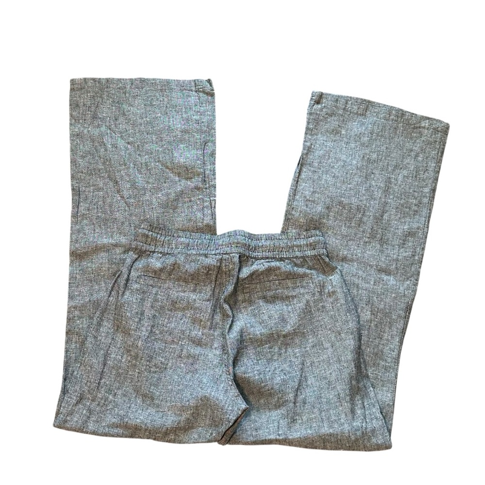 NWT SOHO Street NY & Co. Gray Linen Wide Leg Pants - Size Small - Picture 6 of 15